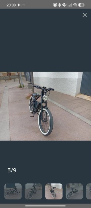 Bicicleta Eléctrica Negra