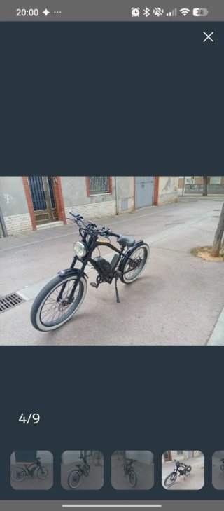 Bicicleta Eléctrica Negra