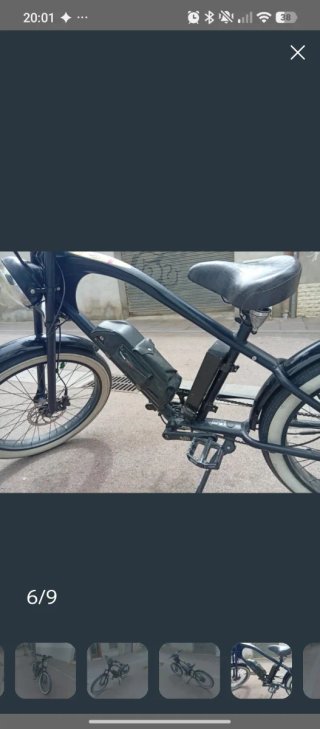 Bicicleta Eléctrica Negra