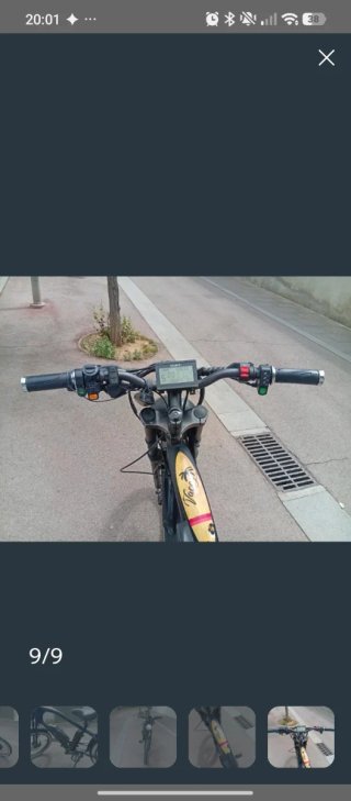 Bicicleta Eléctrica Negra