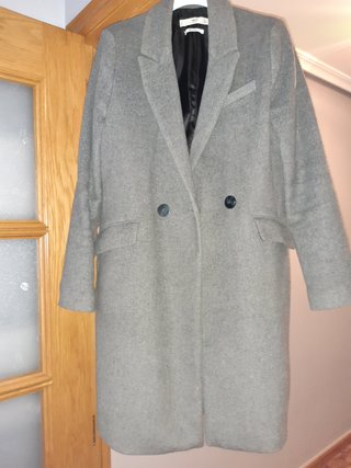 Abrigo Mango gris