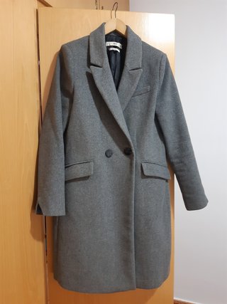 Abrigo Mango gris