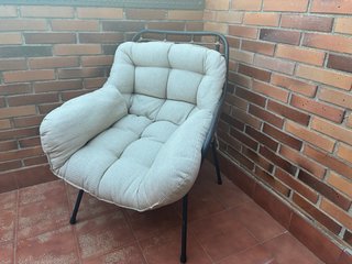 Conjunto Sofás Exterior Siena Beige/Negro