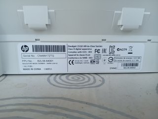 Impresora HP Deskjet 1510 (prácticamente nueva)