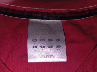 Camiseta Adidas Roja Talla M