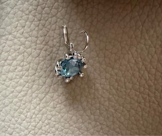 Orecchini Swarovski Azzurri e Argento