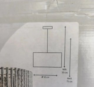 Lámpara de techo Salomón aluminio 50