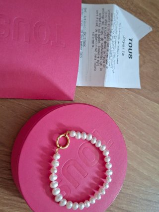 Pulsera Tous Oro y Perlas