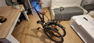 Bicicleta Plegable Moma Negra