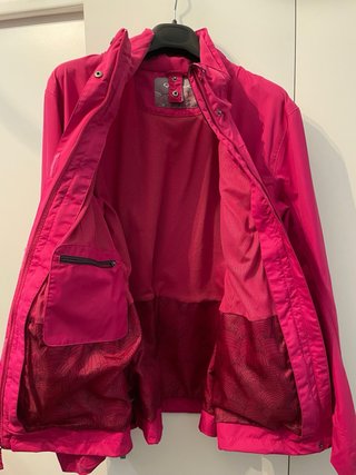 Cortavientos Quechua fucsia Decathlon