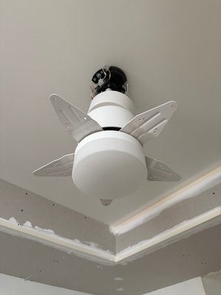 Ventilador de techo hojas de palma