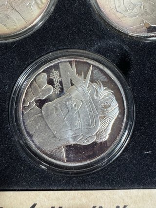 Set 5 Monedas Plata 999 X-Men Highland Mint 1998