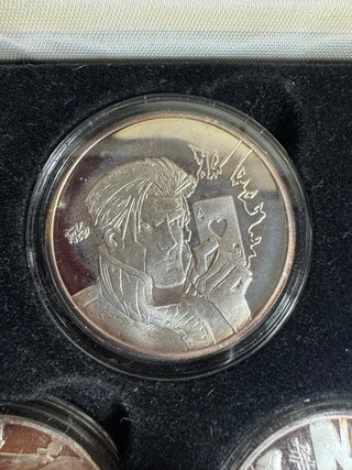 Set 5 Monedas Plata 999 X-Men Highland Mint 1998