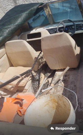 Barco con remolque y motor 70 CV