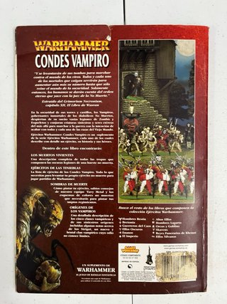 Warhammer Condes Vampiro Codex