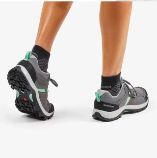 Zapatos de montaña Quechua mujer grises