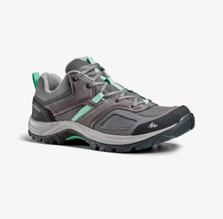 Zapatos de montaña Quechua mujer grises