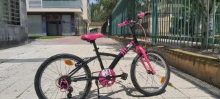 Bicicleta infantil B'Twin MistiGirl de 20 pulgadas