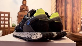 Zapatillas Run Of 43 Negro Mamba /Amarillo /Nuevas