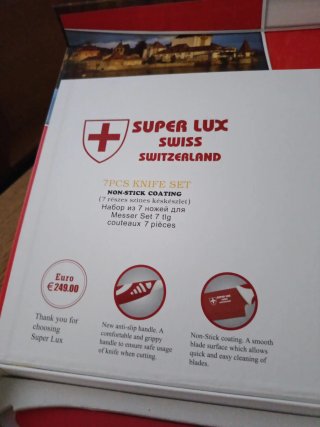 Juego de Cuchillos Super Lux Swiss
