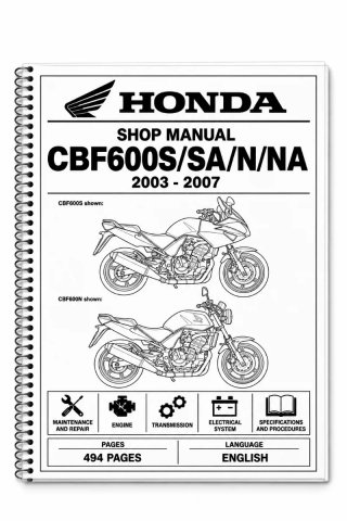 Manual Taller Honda CBF600S/SA/N/NA 2003-2007