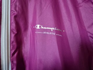 Giubbotto Champion ragazza fucsia e grogio
