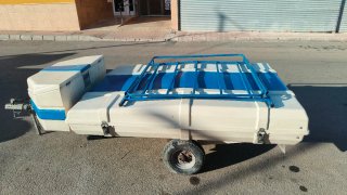 Remolque Tienda IMAR Caravana Azul y Blanco