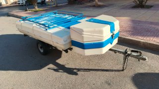 Remolque Tienda IMAR Caravana Azul y Blanco