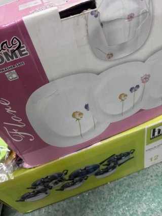 Vajilla 30 piezas floral