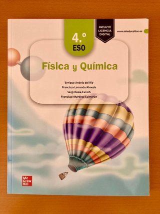 Libro Física y Química 4o ESO McGraw Hill
