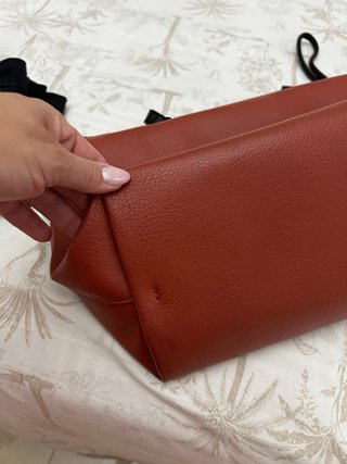 Bolso Adolfo Dominguez Naranja y Negro