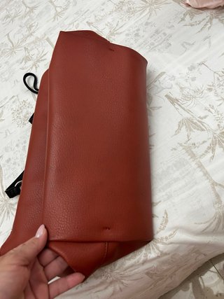 Bolso Adolfo Dominguez Naranja y Negro