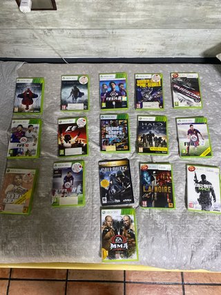 Lote de 16 Videojuegos Xbox 360