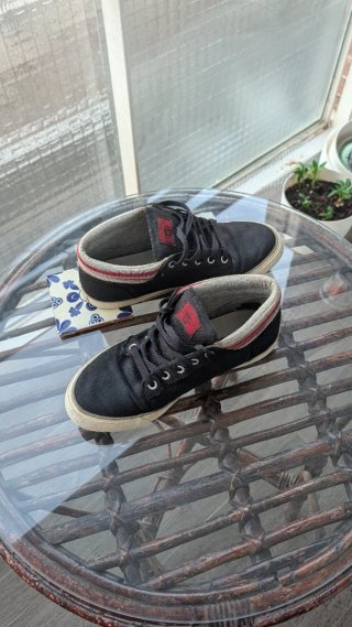 Zapatillas Converse All Star Skate Negras Rojas