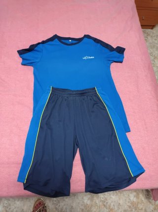Conjunto LA SAlle Talla S/M Azul y Negro
