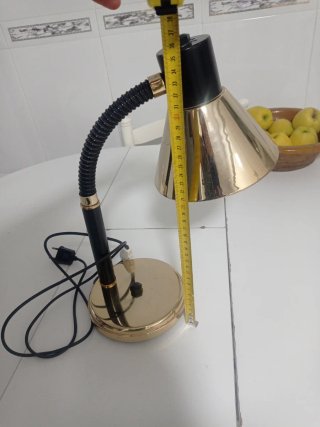 Lámpara flexo vintage metal y plástico