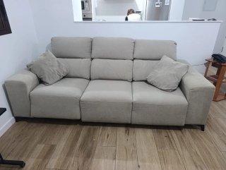 Sofá 3 plazas 2,46m seminuevo
