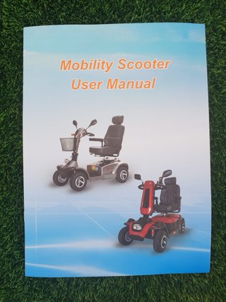 Silla eléctrica scooter azul
