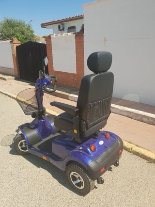 Silla eléctrica scooter azul