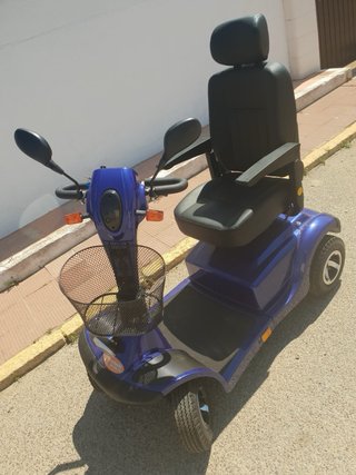 Silla eléctrica scooter azul