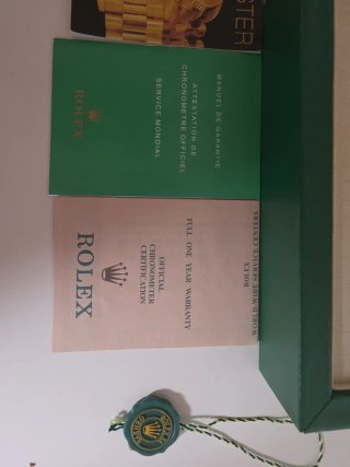 Caja Rolex Verde con Documentación