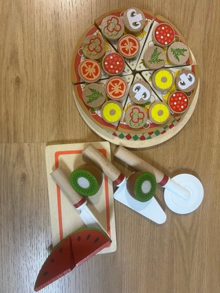 Pack Cocinita Madera + Accesorios
