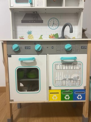 Pack Cocinita Madera + Accesorios