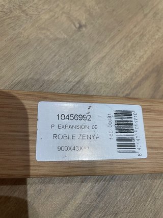 Perfil transición suelo laminado roble