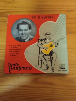 Disco Vinilo Nino de Marchena Cante Flamenco