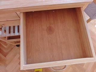 Mueble auxiliar Sklum bambú