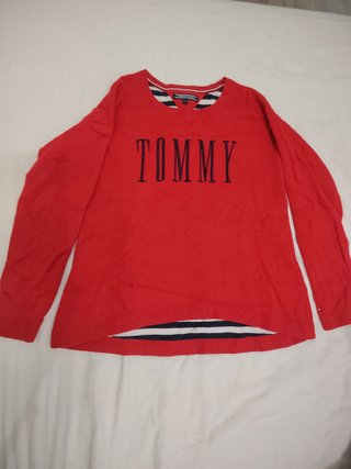 Sudadera Tommy Roja Talla 140cm