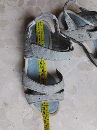 Sandalias grises y azules talla 37