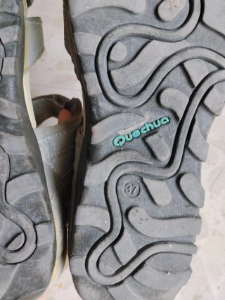 Sandalias grises y azules talla 37