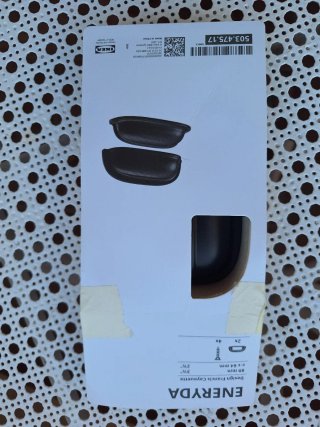 Tiradores ENERYDA IKEA Negro (2 uds)